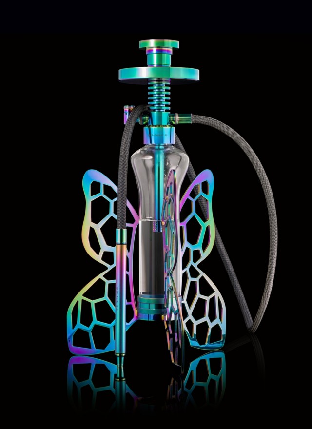HI-TECH CLUB BUTTERFLY IRIS HOOKAH - Venue Vapes