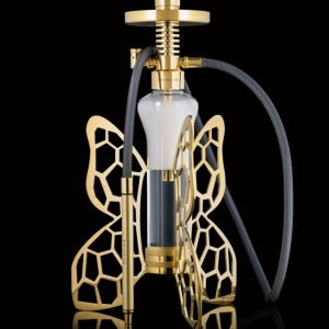 HI-TECH CLUB BUTTERFLY GOLD HOOKAH