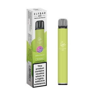 ELF BAR 600 APPLE PEACH VAPE KIT