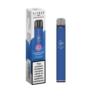 ELF BAR 600 BLUEBERRY SOUR RASPBERRY VAPE KIT