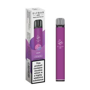ELF BAR 600 GRAPE VAPE KIT