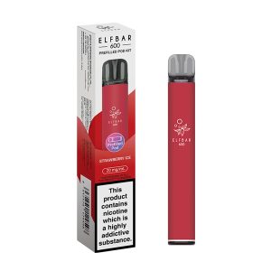 ELF BAR 600 STRAWBERRY ICE VAPE KIT